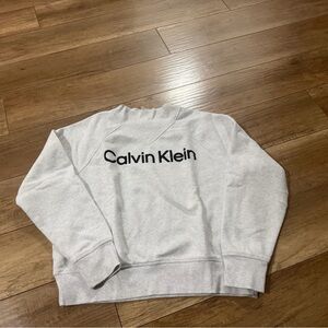 Calvin Klein Light Gray Logo Sweatshirt